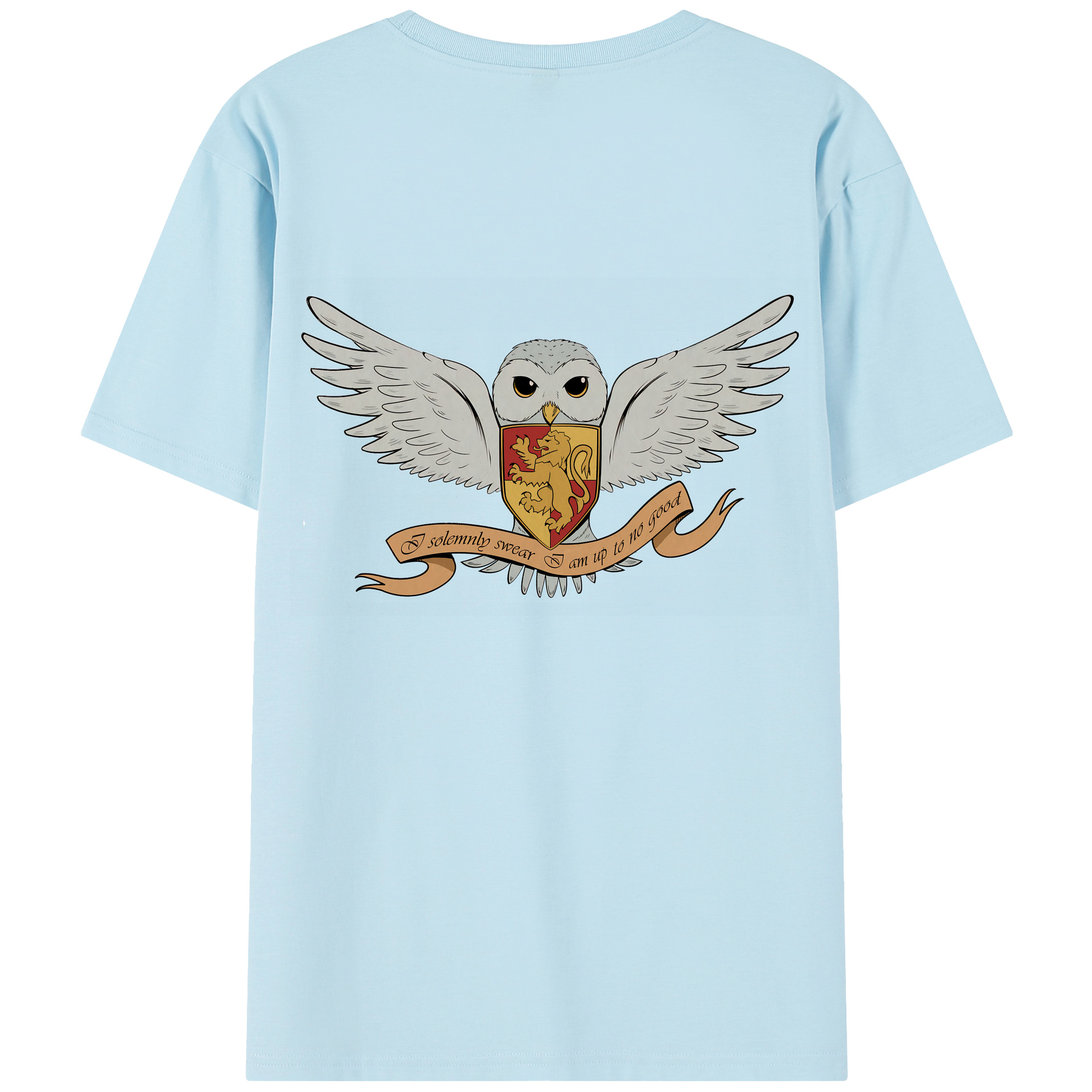 （画像用） Harry Potter ハリー・ポッターシリーズ 綿100％半袖Tシャツ（背面プリント）